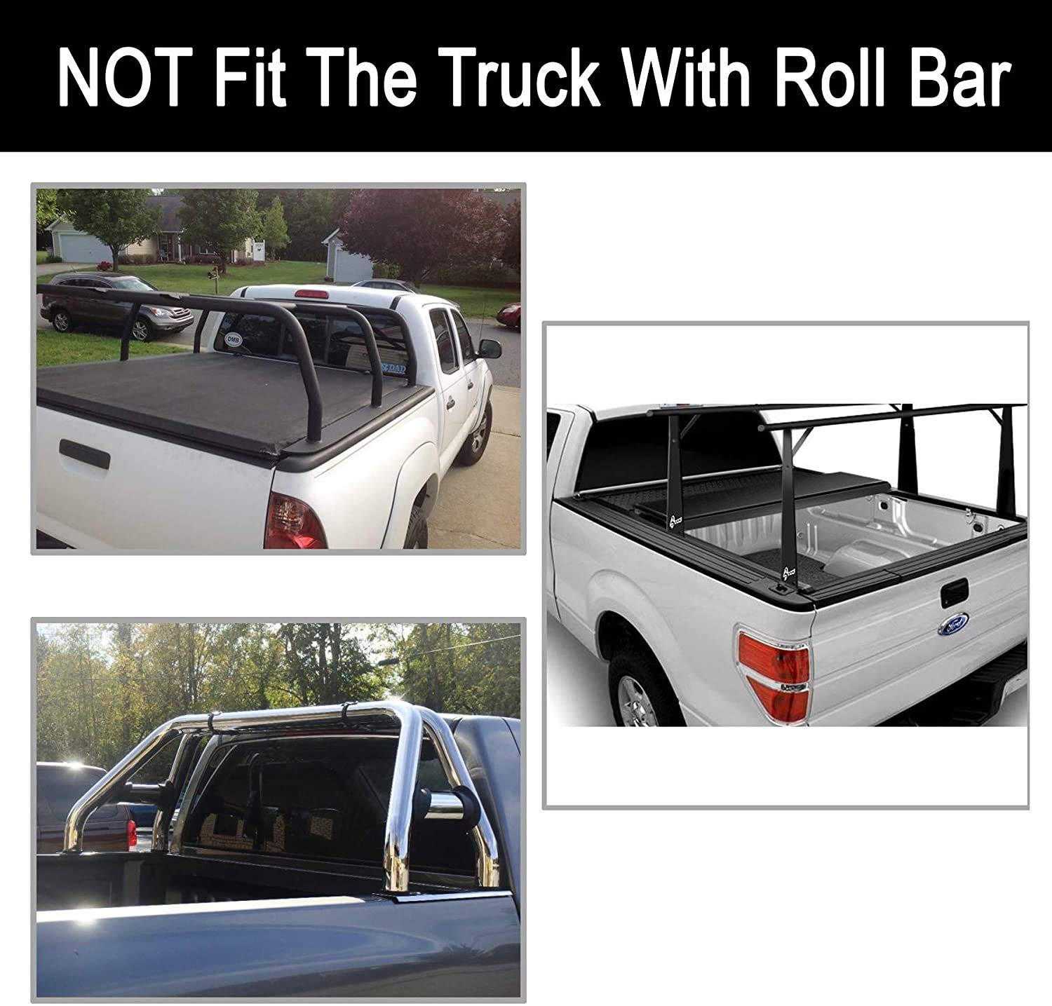 2019-2025 Ford Ranger Short Bed 5' Vinyl Soft Roll Up Tonneau Cover | Waterproof & Durable Truck Bed Cover for Styleside Pickup | Perfect for Camping, Hauling & Outdoor Adventures