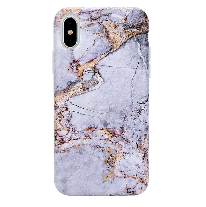 Elegant Gray & Gold Marble iPhone Case - Premium Protective Cover for iPhone 13/14/15 Pro Max - Slim Shockproof Phone Case for Women & Men - Perfect for Office, Travel & Daily Use