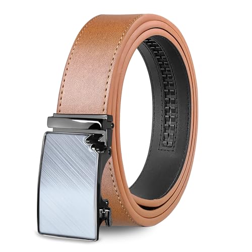 Grey Black Buckle-matte Brown Belt