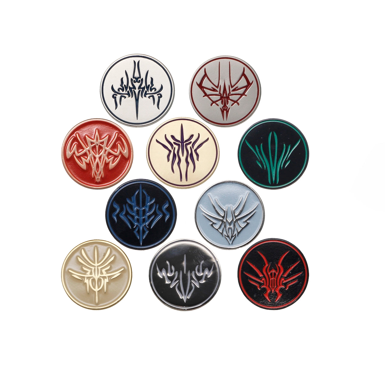 Knight Radiant Order Enamel Pins (10 Pack) - Stormlight Archive Collectibles for Cosplay, Gifts & Fan Merchandise