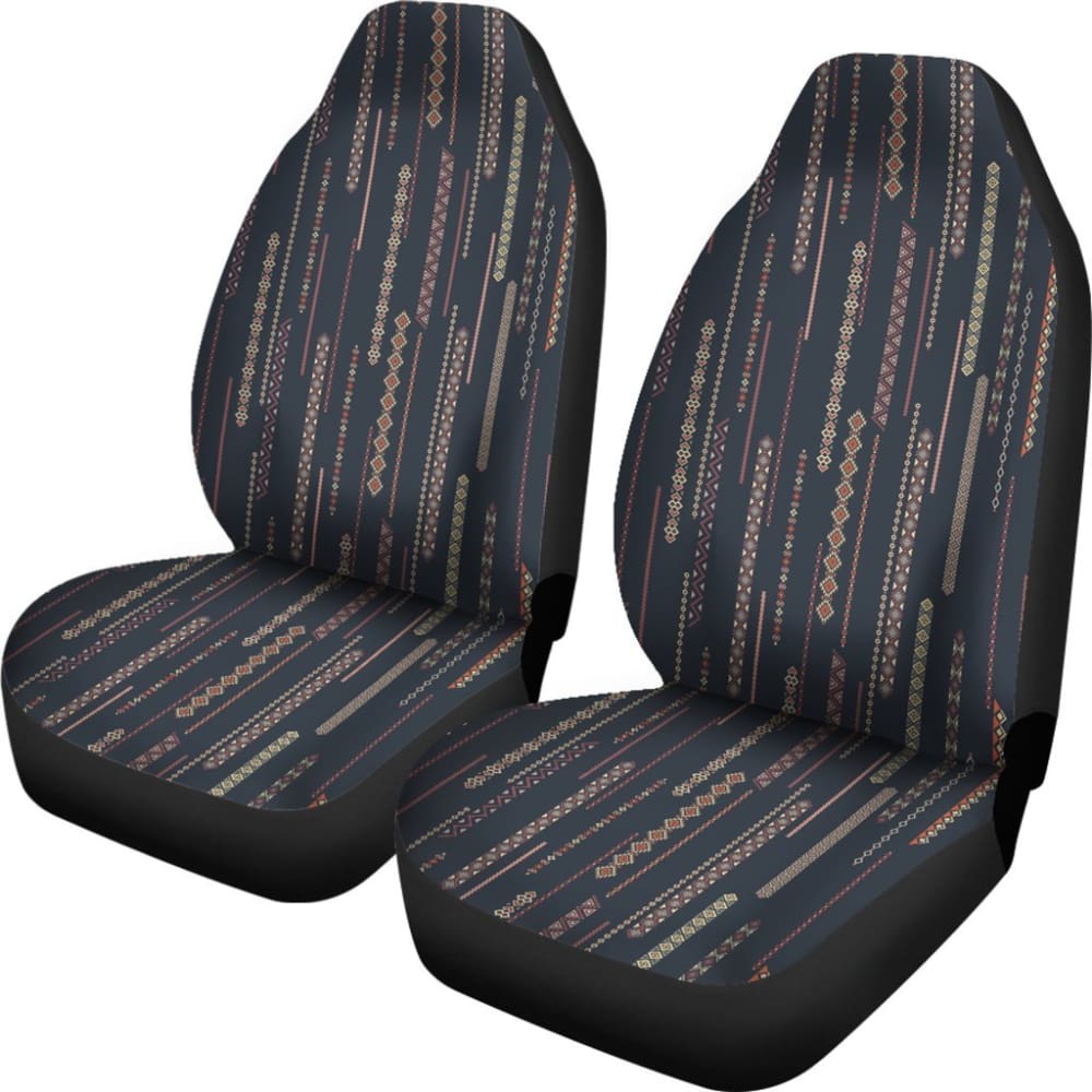 Boho Chic Bohemian Striped Car Seat Covers for Cars, SUVs & Trucks - Stylish & Comfortable Seat Protectors for Women, Perfect for Road Trips & Daily Commutes