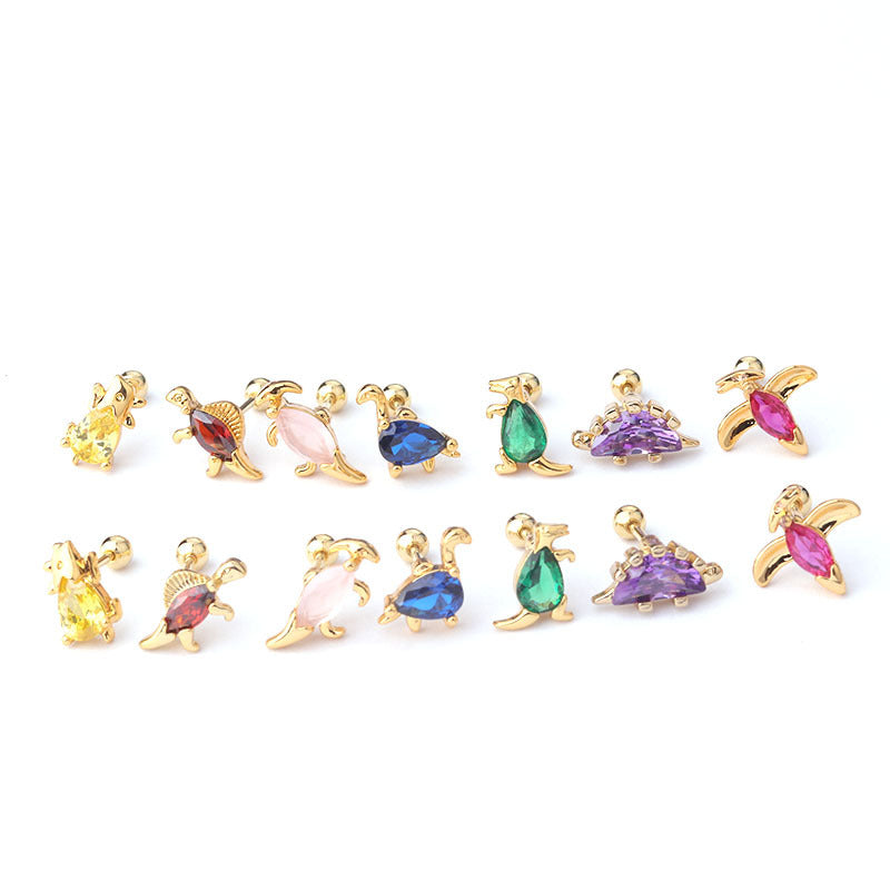 20G Cartilage Tiny Stud Earrings - Flat Back Helix Earrings for Women | HSPJ610 | Perfect for Daily Wear, Piercing Healing & Fashion Accessories