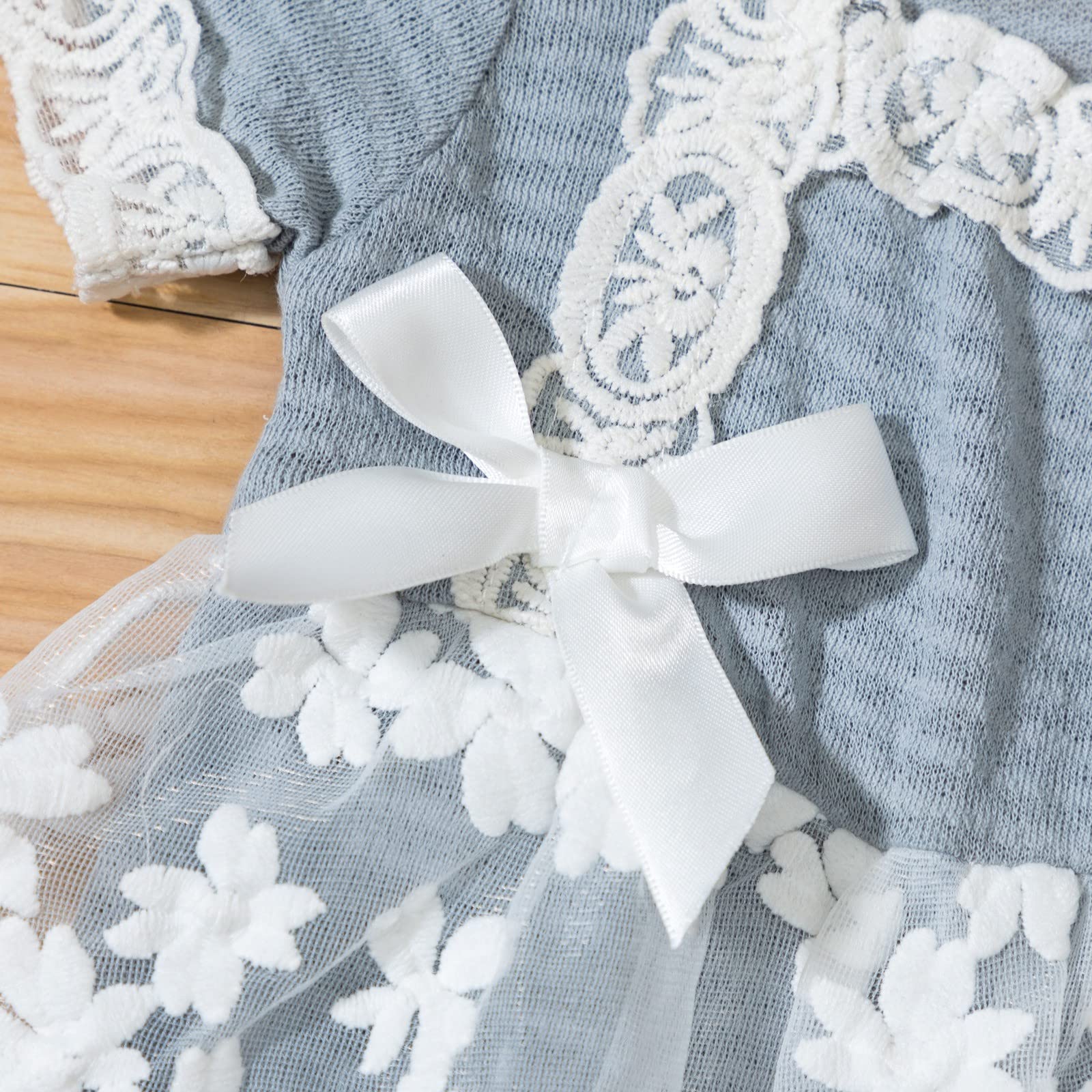 **Girls' Summer Princess Dress - Tulle Ruched Patchwork Lace Toddler Dress for Kids | Casual Party, Birthday, Photo Shoot Outfit**