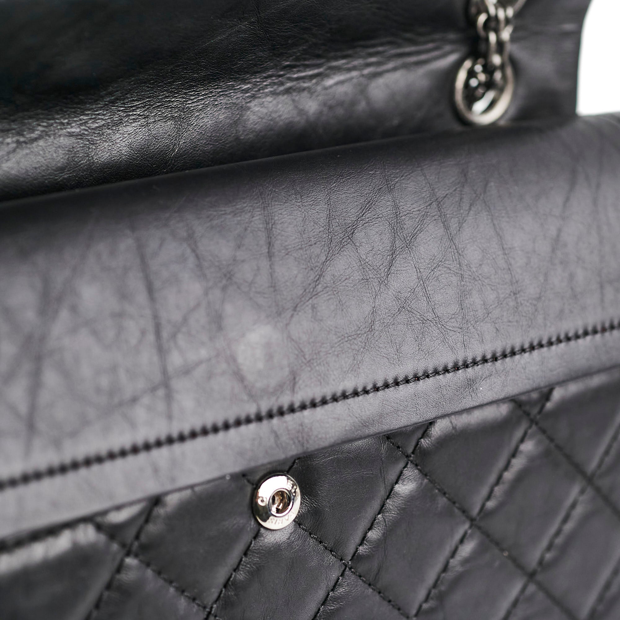 Chanel Reissue 226 Black Calfskin Leather Handbag - Series 18 Luxury Shoulder Bag for Women | Perfect for Work, Evening Events & Fashion Outings