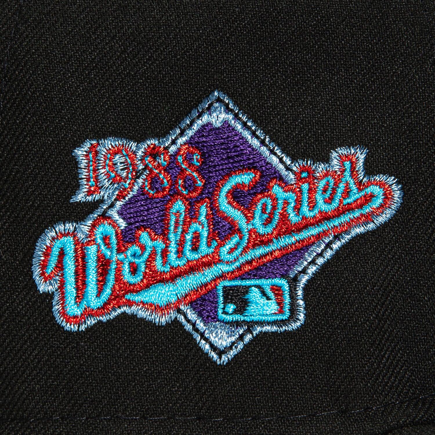 New Era 59Fifty Fire Pack Los Angeles Dodgers 1988 World Series Patch Snapback Hat - Black MLB Baseball Cap for Men & Women - Perfect for Games, Collecting & Streetwear Fashion
