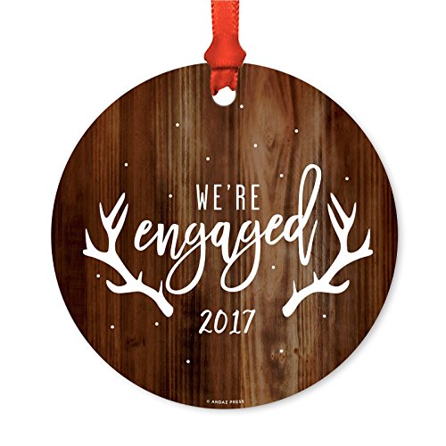 We're Engaged Wood