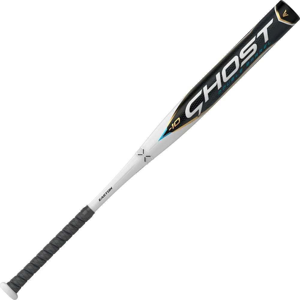 Ghost Double Barrel (10) Balanced Composite Fastpitch Softball Bat - Perfect for Youth & Adult League Games, Tournaments & Practice Sessions