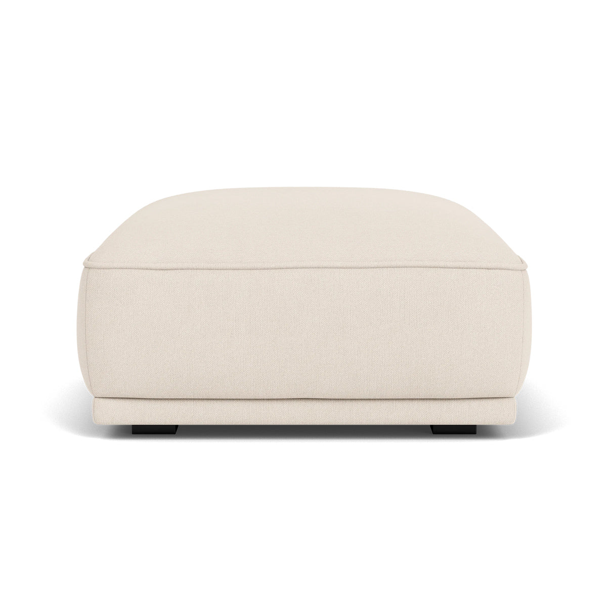 Leonora Fabric Storage Ottoman with Tufted Top - Stylish Footrest, Coffee Table & Extra Seating for Living Room, Bedroom & Dorm