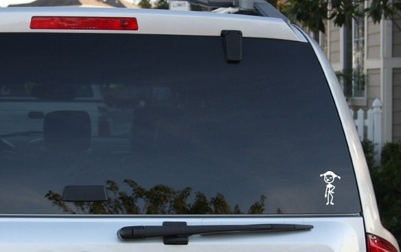 784 Trailer Trash Girl Vinyl Sticker - 2.8 x 5.3 Inches - Waterproof Decal for Laptops, Cars, Tumblers & DIY Projects