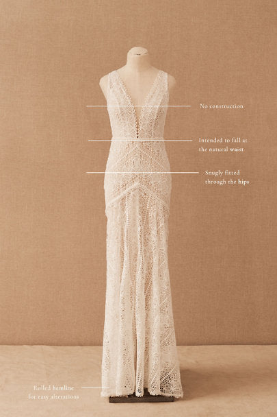 BHLDN Rish Lola Gown - Elegant Wedding Dress for Brides | Perfect for Beach, Garden & Formal Weddings