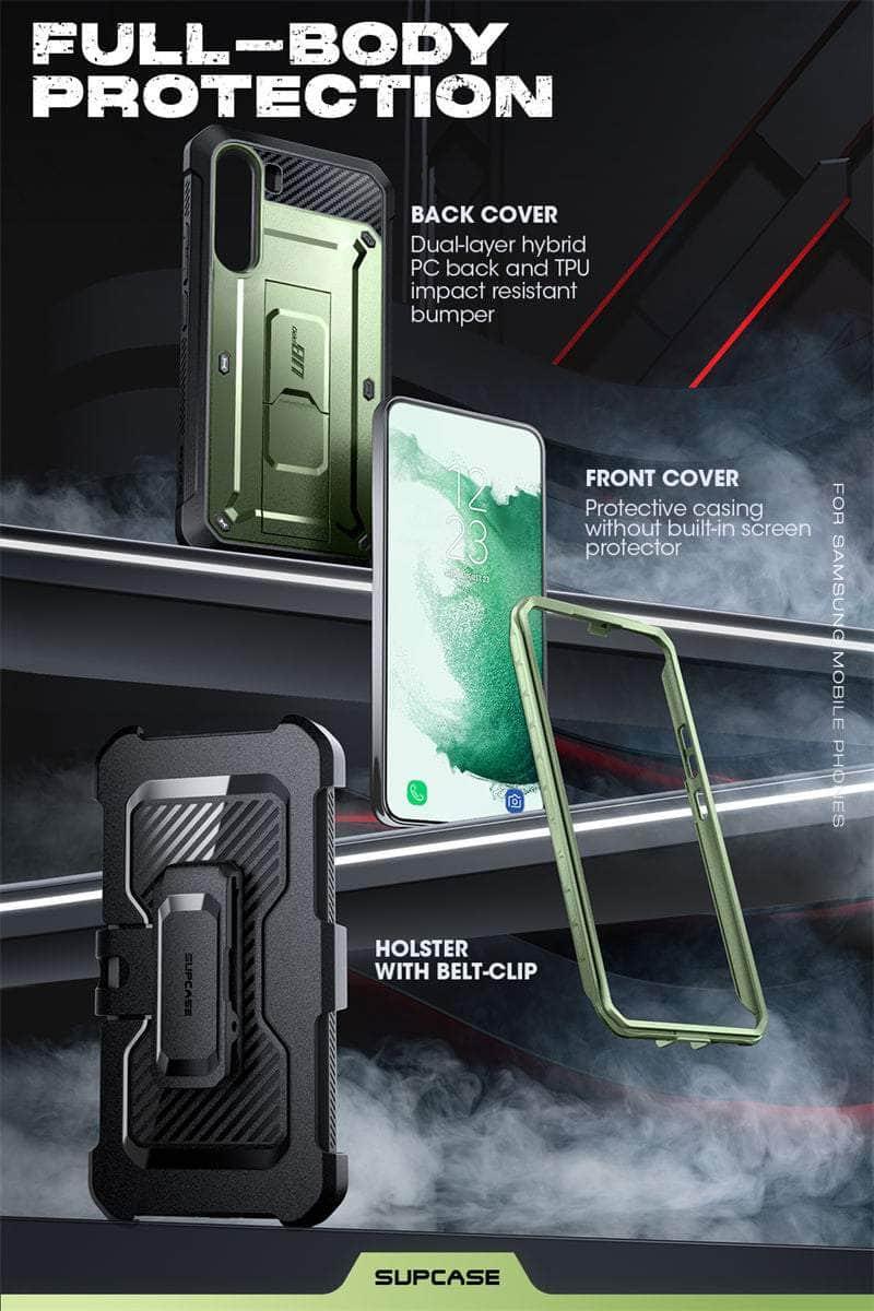 Samsung Galaxy S23 SUPCASE UB Pro Full Body Holster Case with Belt Clip - Rugged Protective Cover for Work, Outdoor & Active Lifestyle
