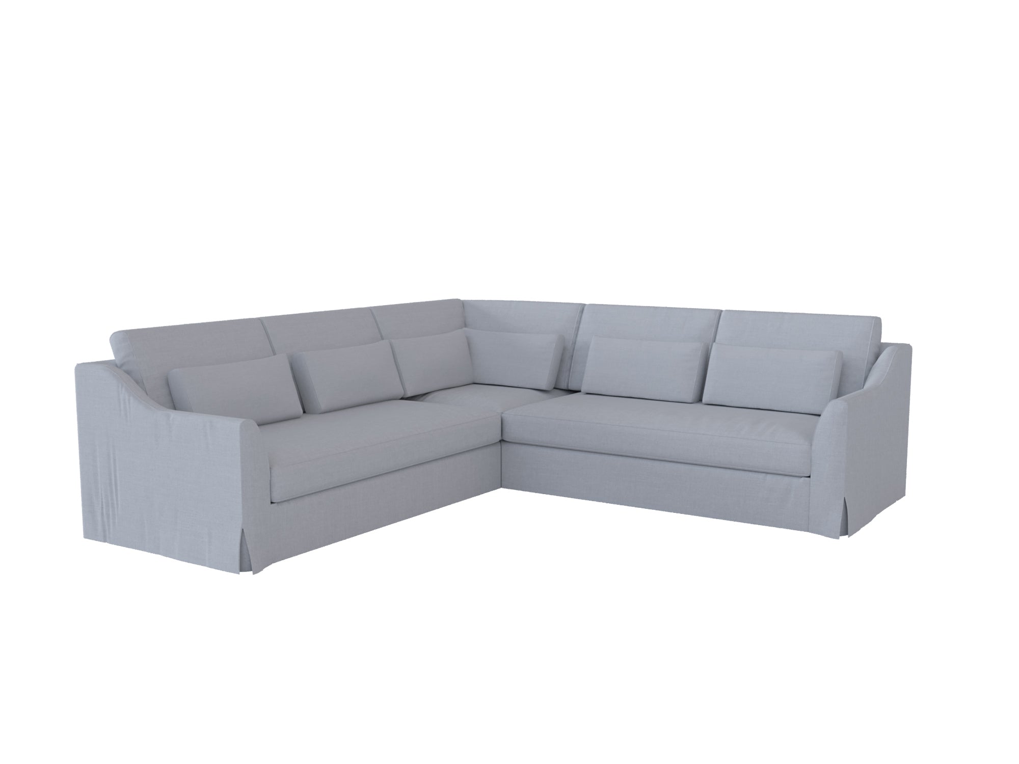 Farlov 3+2 Corner Sofa Cover - Stretchable Sectional Couch Slipcover for Living Room Furniture Protection - Perfect for Pets, Kids & Home Decor