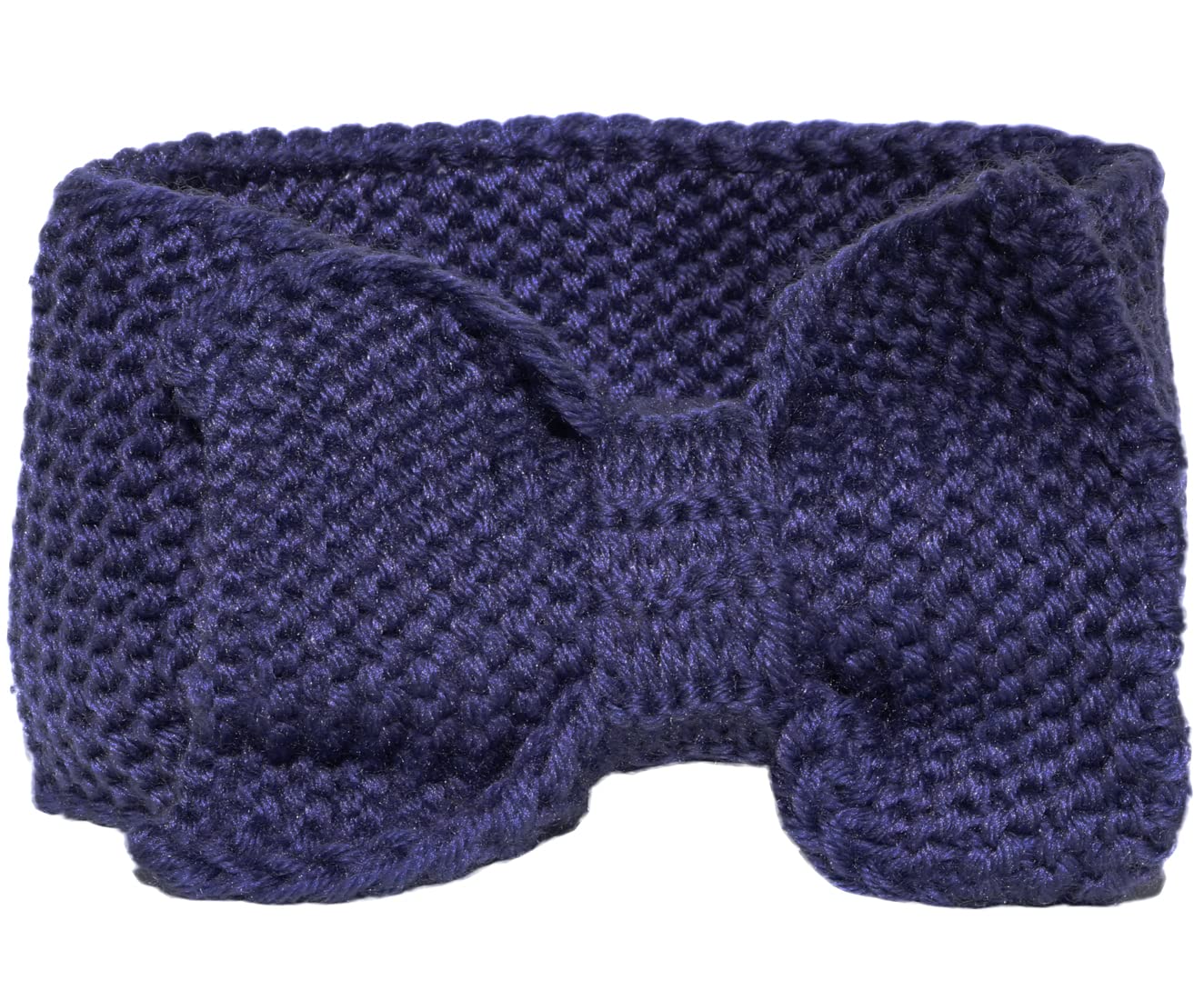 KMystic Crochet Bow Winter Headband Ear Warmer - Soft Knit Beanie for Women & Girls - Perfect for Cold Weather, Outdoor Activities & Fashion Accessories