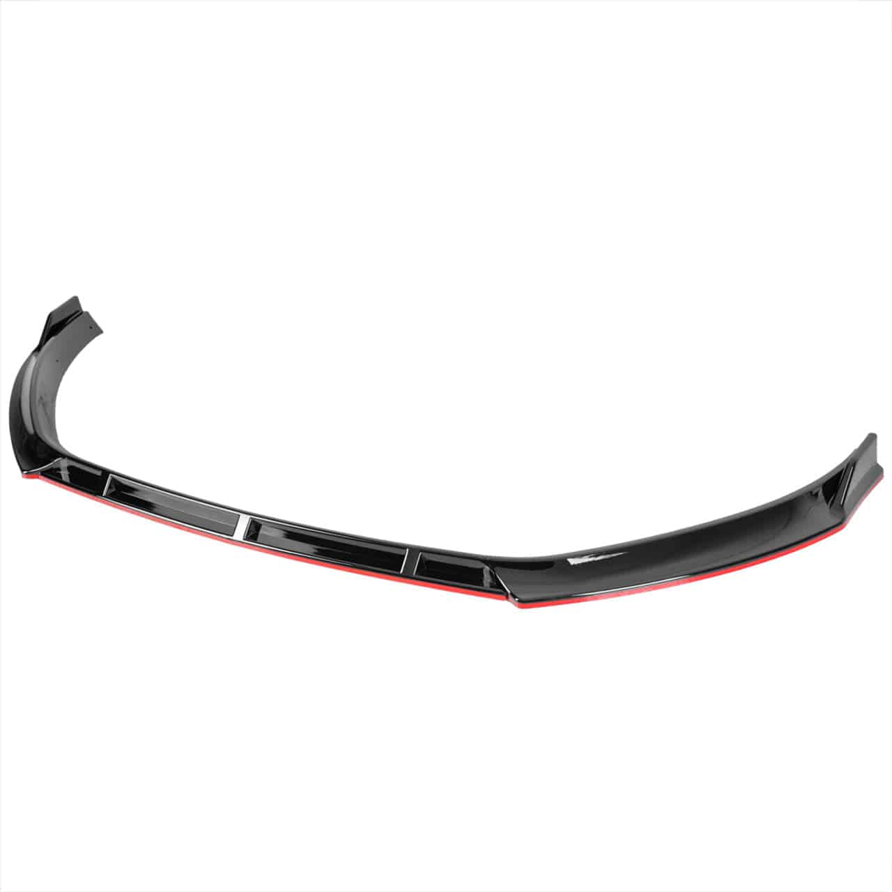Volkswagen MK7 MK7.5 Golf GTI R Front Bumper Lip Set (2014-2021) - 3PC Black Polyurethane Splitter for Enhanced Aerodynamics & Sporty Look - Perfect for Street Racing & Car Shows