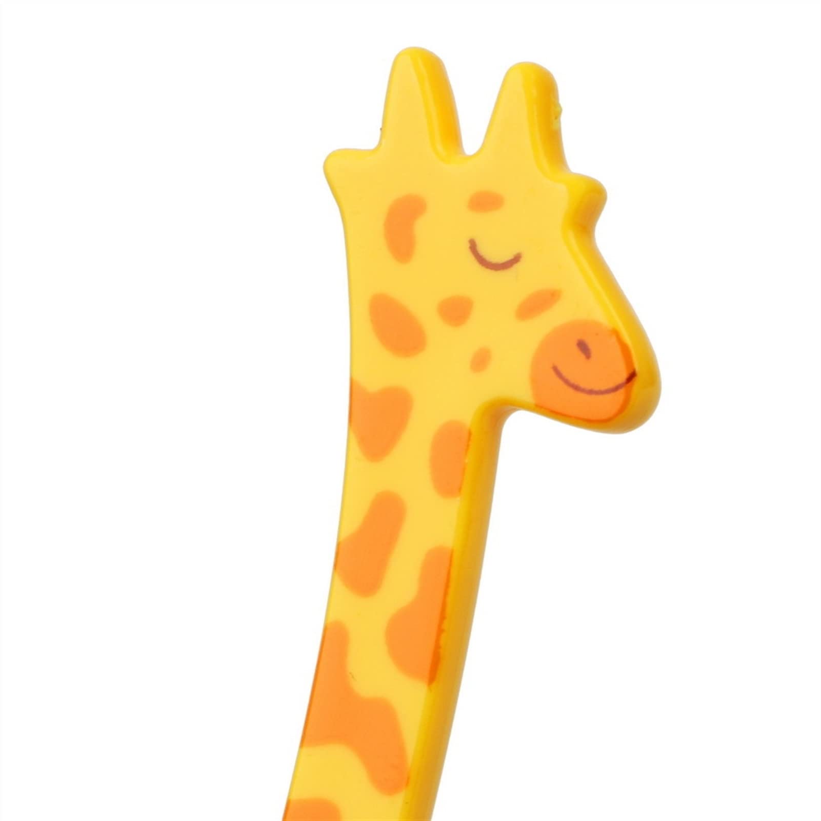 12-Piece Giraffe-Shaped Fork Spoon Knife Set - Stainless Steel Tableware for Kids, Picnics, Parties & Fruit Snacks - Fun Cartoon Animal Utensils for Salads, Desserts & Food Picks