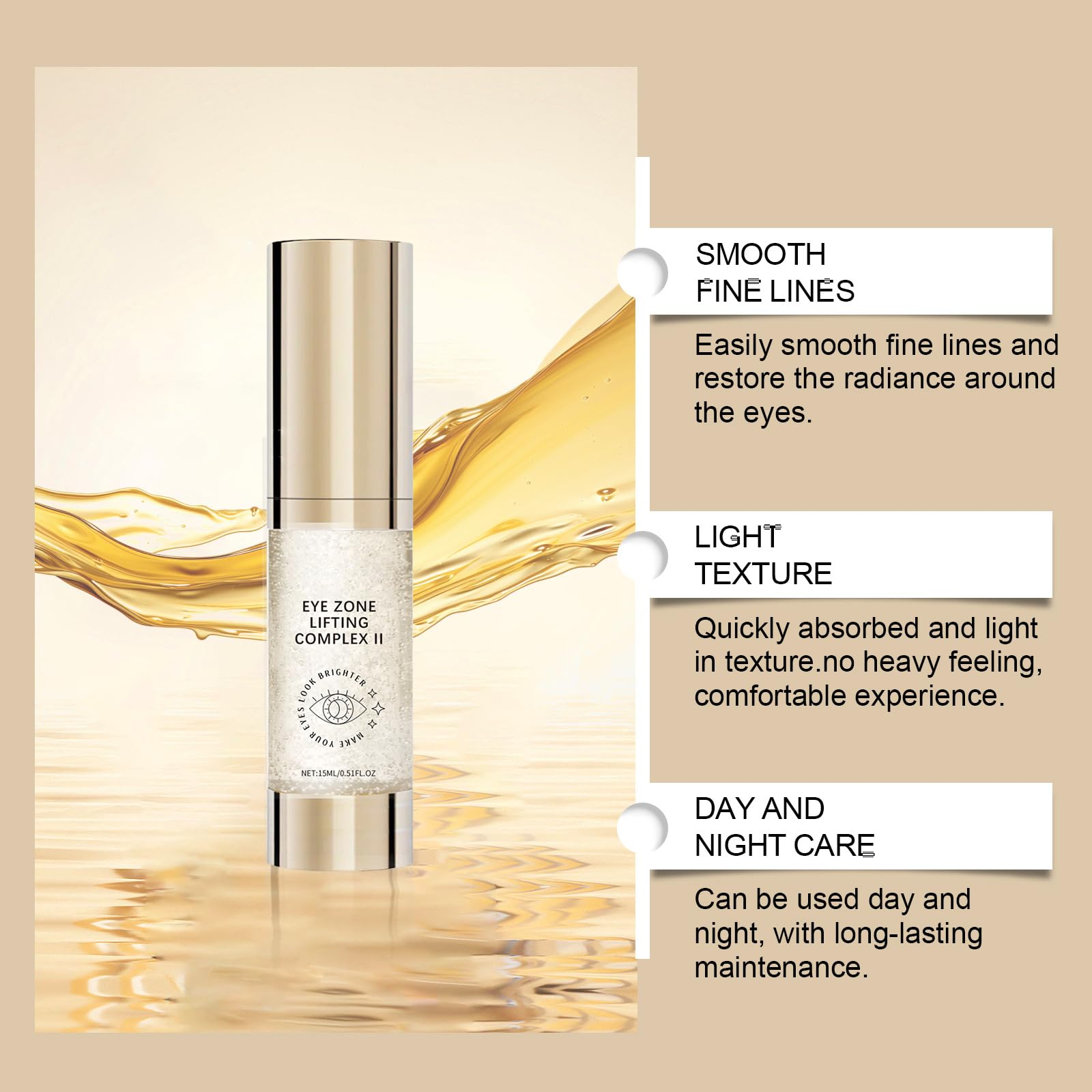 **Multi-Peptide Firming Eye Cream for Dark Circles & Puffiness – Anti-Aging Eye Serum for Men & Women – Reduces Fine Lines & Tightens Delicate Under-Eye Skin – Perfect for Nighttime Skincare & Daily Use**