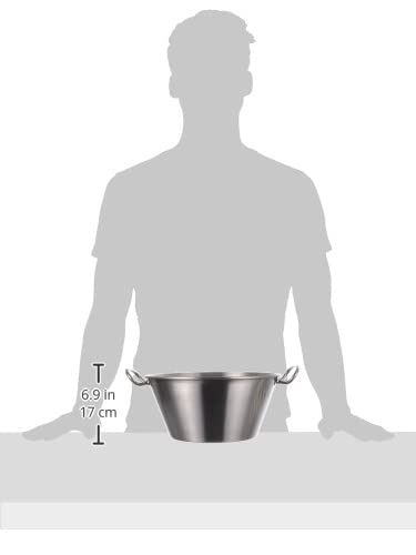 Premium Lacor 50832 Conical Mixing Bowl - 32cm Stainless Steel Kitchen Bowl for Baking, Mixing & Food Prep | Ideal for Chefs, Bakers & Home Cooking