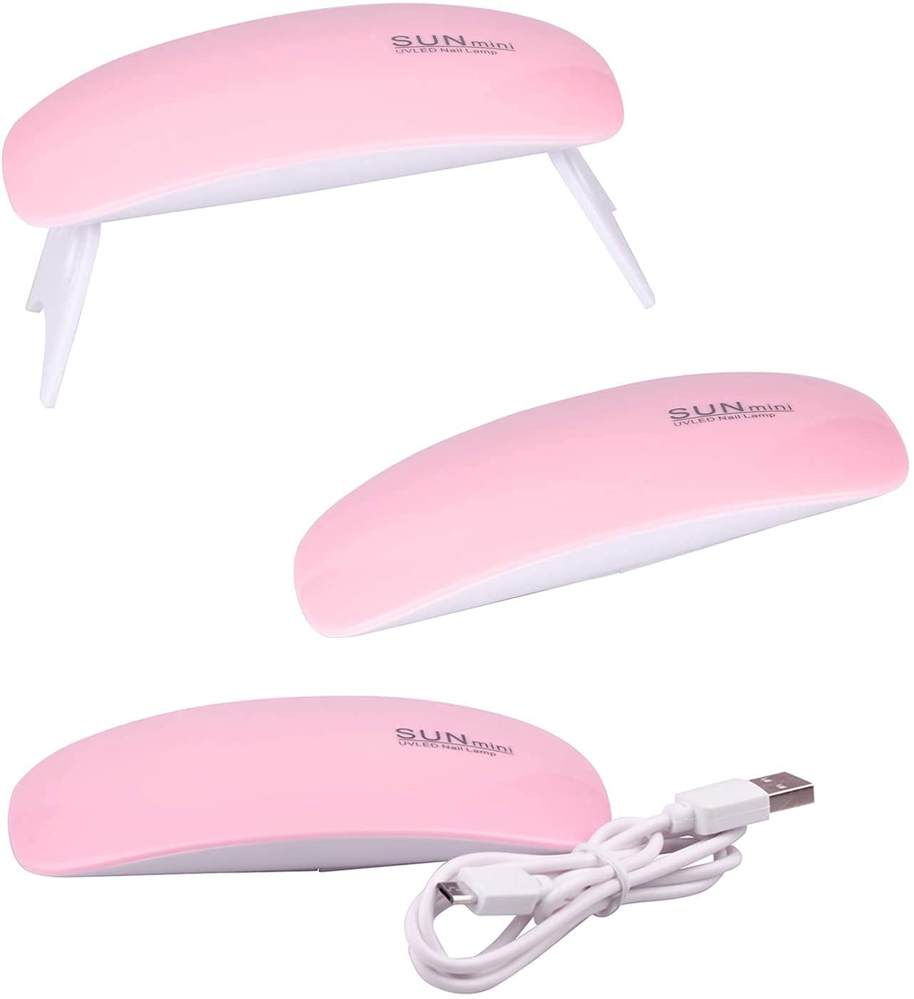 JM SELLER USB LED UV Nail Polish Dryer - Portable Nail Curing Lamp for Fast Drying, Multicolor | Perfect for Home Manicures, Nail Salons & Travel