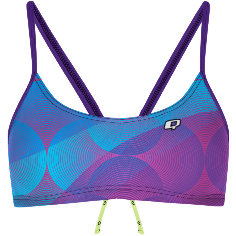 Spunky Waves Bandeau Bikini Top - Women's Sexy Push Up Swimwear for Beach, Pool & Summer Vacation