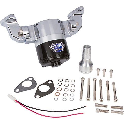 High Performance Chevy Big Block Electric Water Pump - 35 GPM Flow Rate, Chrome Aluminum for 396/427/454 Engines | Perfect for Hot Rods, Muscle Cars & Racing Applications