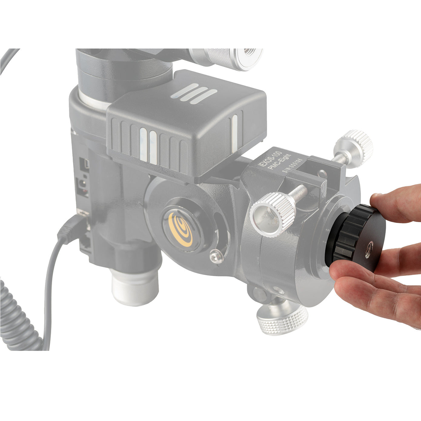 Explore Scientific iEXOS 100 Azimuth Adjuster Adapter - Premium Telescope Mount Accessory for Astronomy Enthusiasts | Perfect for Stargazing, Astrophotography & Backyard Observations