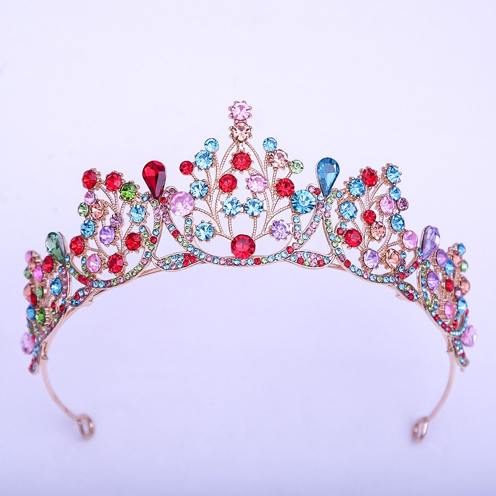 Colorful Candy Coated Crown - Sweet & Shiny Party Accessory for Birthdays, Halloween, Cosplay & Festive Events