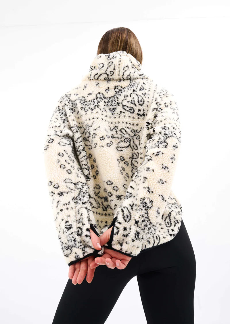 Stylish ANDORRA HOODIE in Trendy Bandana Print - Perfect for Casual Outfits, Streetwear Fashion, and Cozy Loungewear