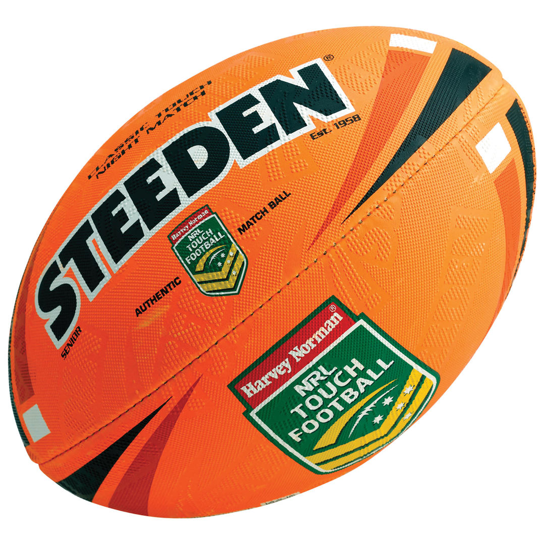 Steeden Classic Touch Rugby League Ball - Official Match Ball for Training & Games - Perfect for Rugby League, Touch Football, and Backyard Play