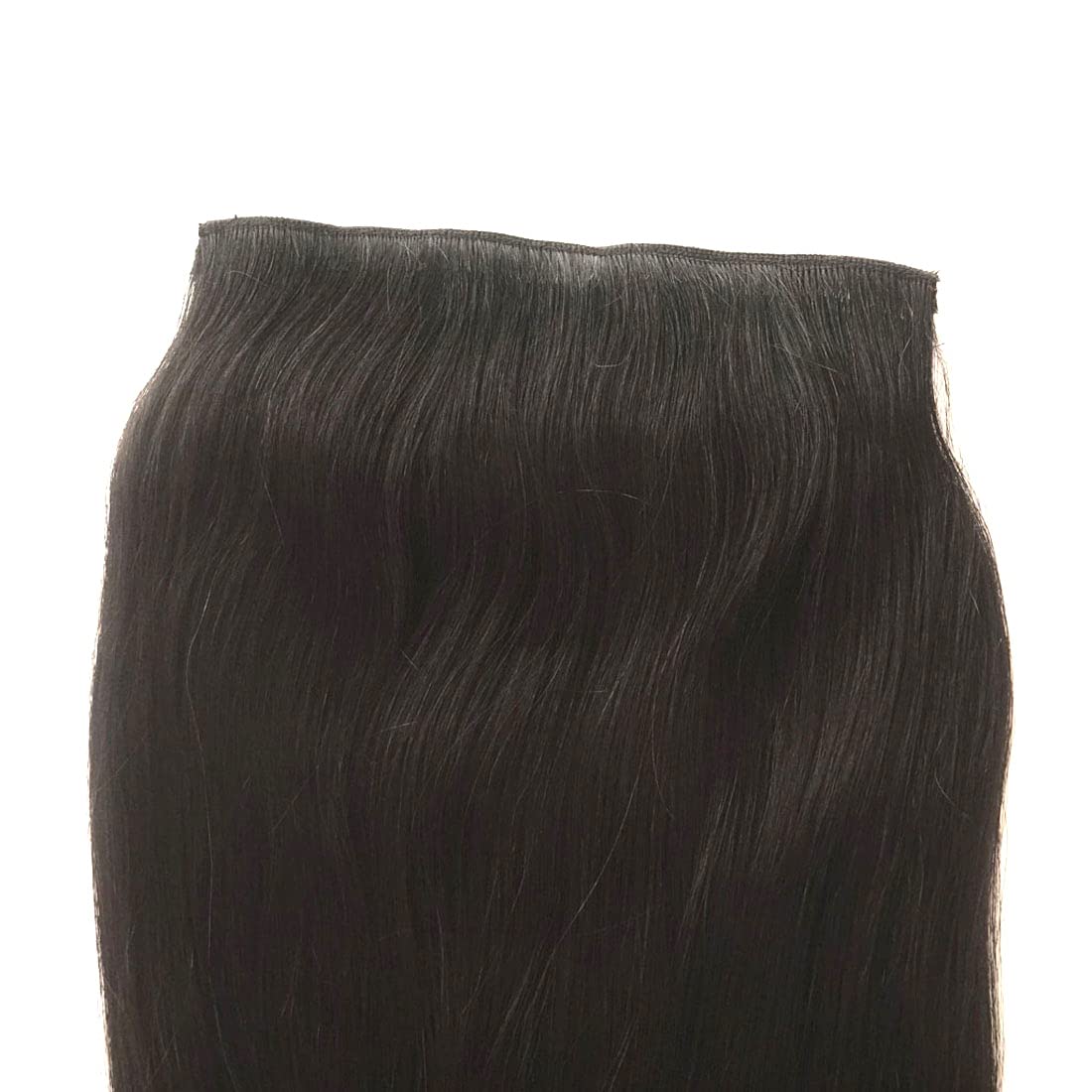 CADENZA HAIR 4 Clip-in Human Hair Extensions 18 Inch 100g Natural Black Remy Straight - Real Human Hair for Women - Perfect for Daily Styling, Volume Boost & Special Occasions