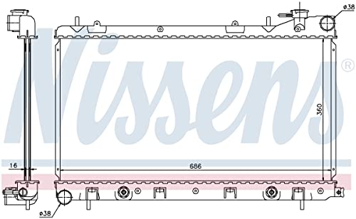 Nissens 67728 Radiator for Car & Truck - High-Performance Cooling System Replacement - Perfect for Daily Commute & Long Road Trips