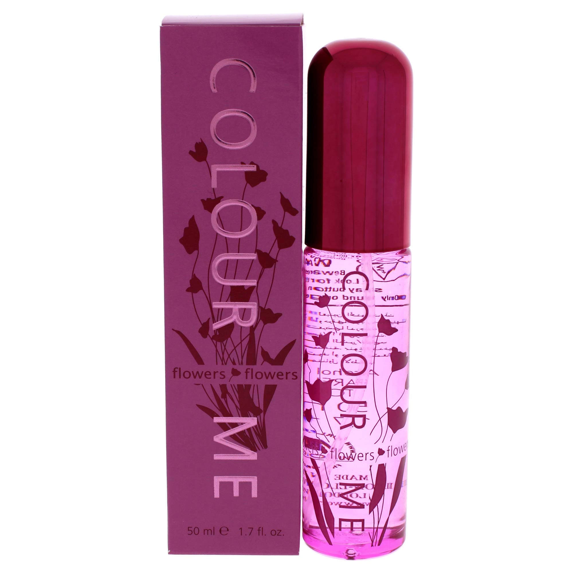 Luxury Women's Perfume - COLOUR ME Flowers Eau de Parfum 50ml | Long Lasting Floral Fragrance for Women by Milton-Lloyd | Perfect for Date Night, Office & Special Occasions