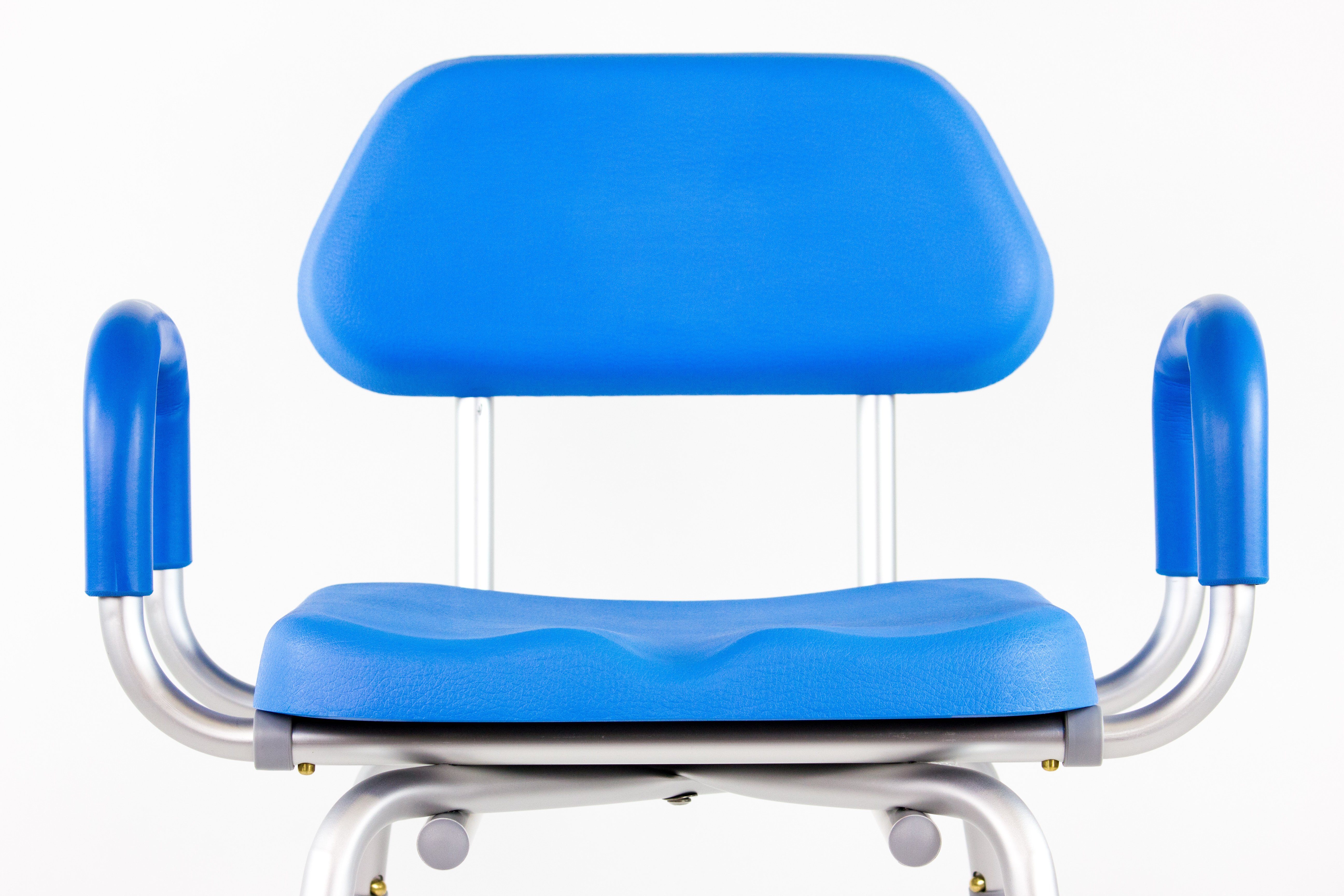 Platinum Health HIP CHAIR APEX - Adjustable Height & Angle Padded Shower Chair for Elderly & Disabled - Non-Slip Bath Seat for Safe Showering & Bathroom Use
