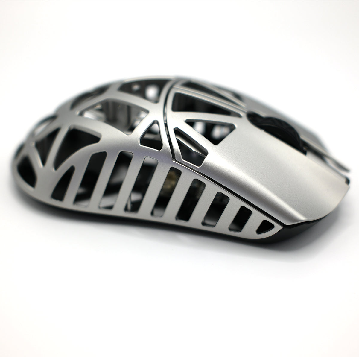 WLmouse Beast X Max Magnesium Wireless Gaming Mouse - Lightweight Metallic Silver for PC, Mac, Laptop - Perfect for FPS, MOBA, eSports & Office Use
