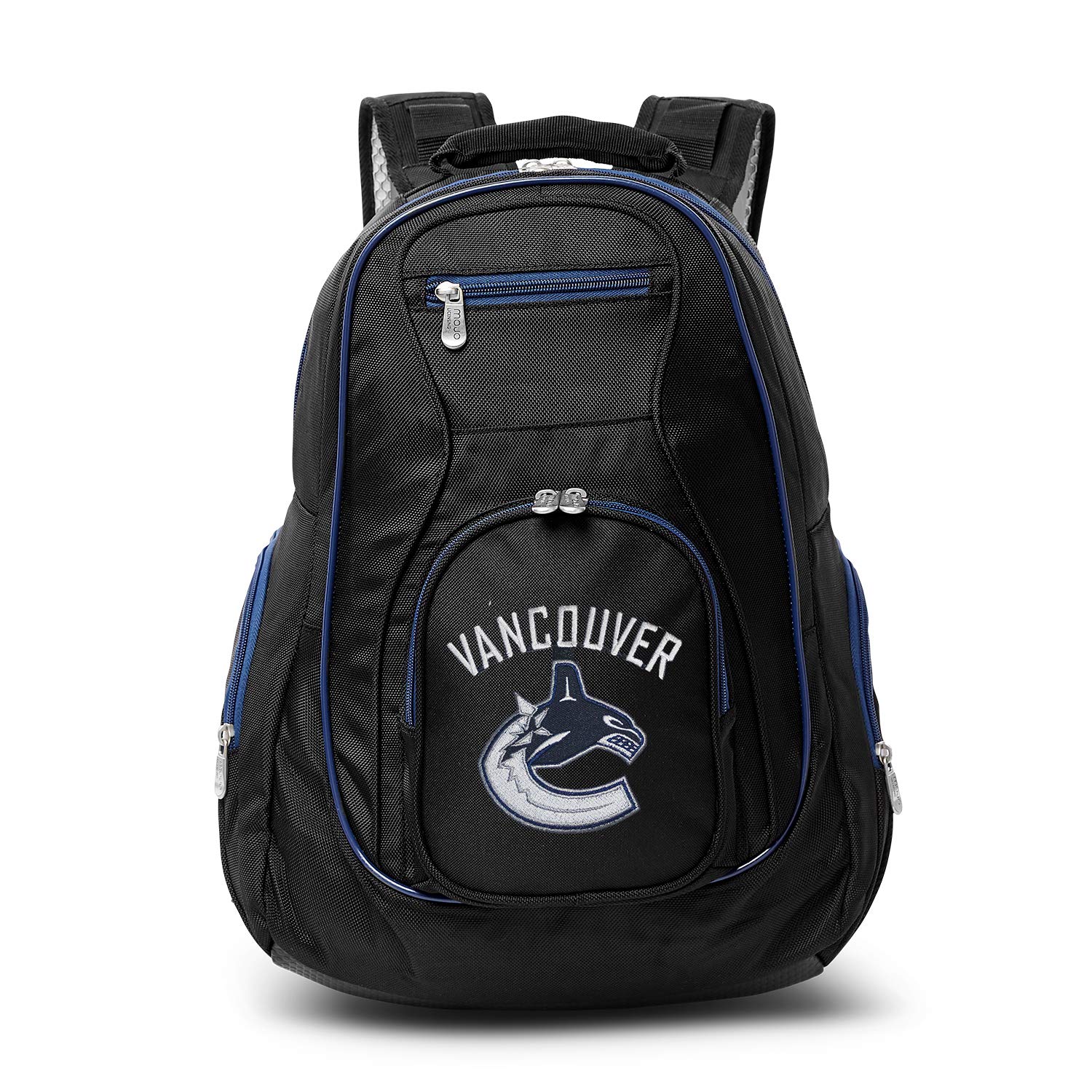 NHL Colored Trim Premium Laptop Backpack 19-inch - Padded Shoulder Straps Sports Backpack for Travel, School & Business | Durable College Backpack for Men & Women | Perfect for Commuting, Work & Outdoor Activities