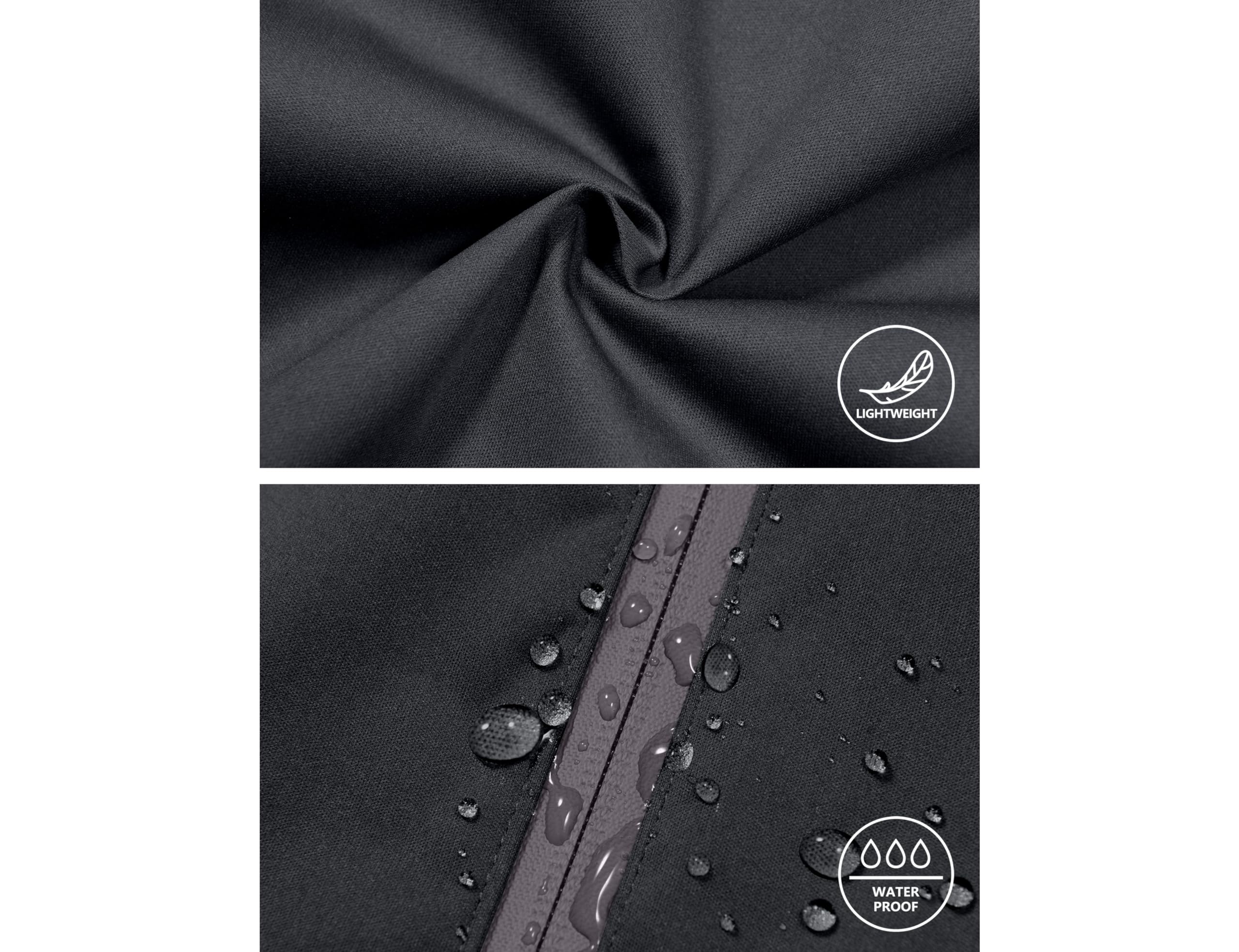 Little Donkey Andy Women's Lightweight Waterproof Cycling Jacket with Hood - Windproof, Stretchable & Packable Raincoat for Outdoor Biking, Hiking & Commuting