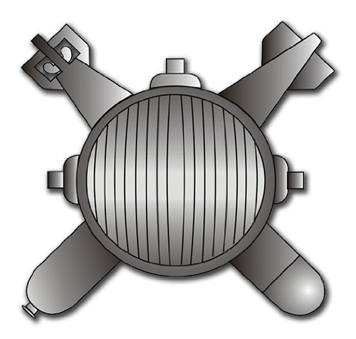 US Navy Explosive Ordnance Disposal (EOD) Rating Badge Decal Sticker - 5.5 Inch Military Emblem for Cars, Laptops & Collectibles | Patriotic Navy Veteran Gift