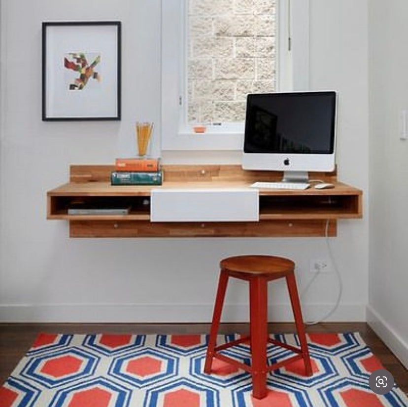 Fallon Hexagon Area Rug - Burnt Orange Bohemian Style Handmade Non-Slip Rug for Living Room, Bedroom, Nursery & Home Decor
