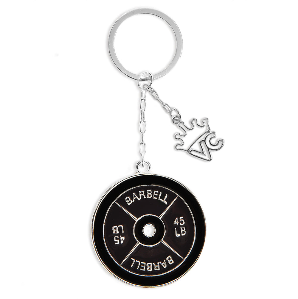 Barbell Keychain - Gym Keychain for Weightlifters & Fitness Enthusiasts - Perfect for Gym Bags, Workout Gear & Fitness Gifts