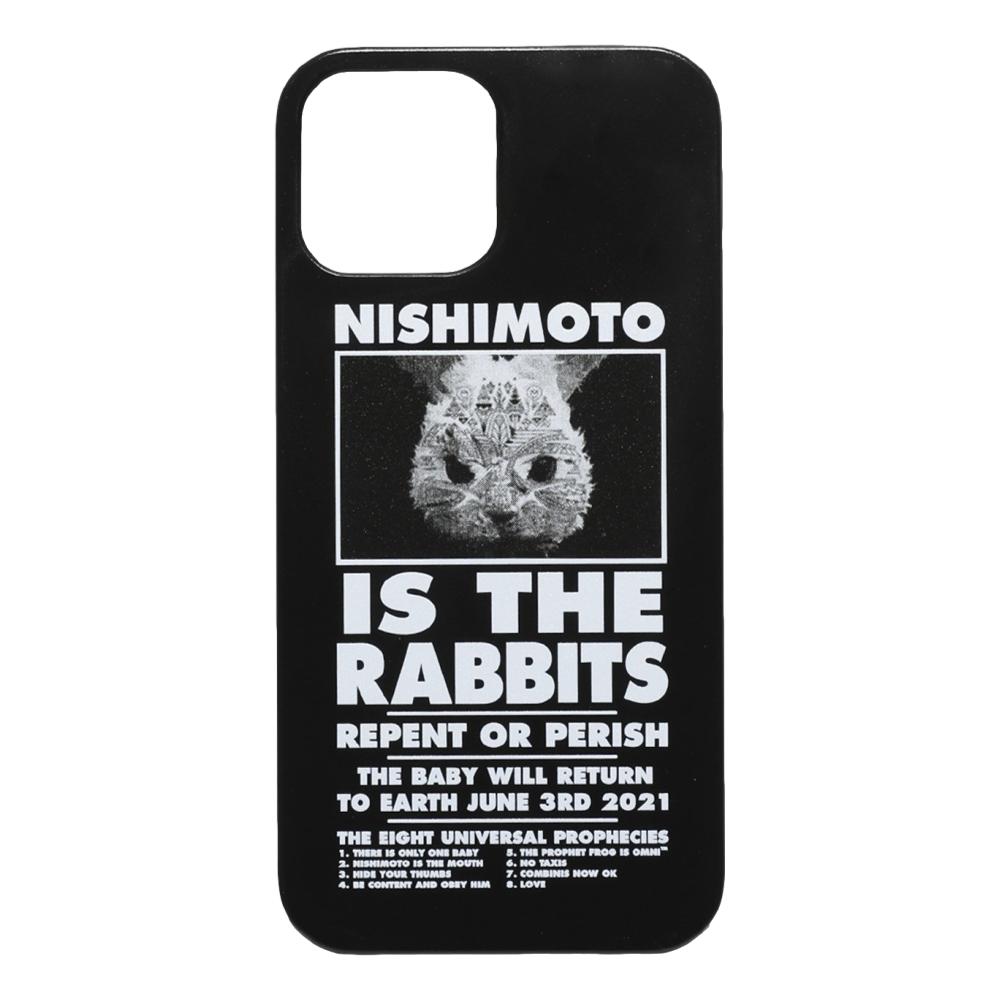 #FR2 x Nishimoto The Mouth Collaboration iPhone Case (Rabbit Design) - Black - Stylish & Durable Phone Cover for Everyday Use & Streetwear Fashion