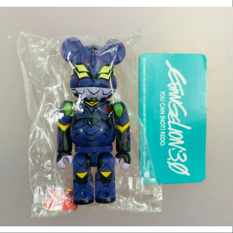 Bearbrick Series 26 SF Evangelion:3.0 100% Collectible Figure - EVA Unit-02 Model for Anime Fans & Collectors - Perfect for Display, Gifts, and Anime Merchandise Collections