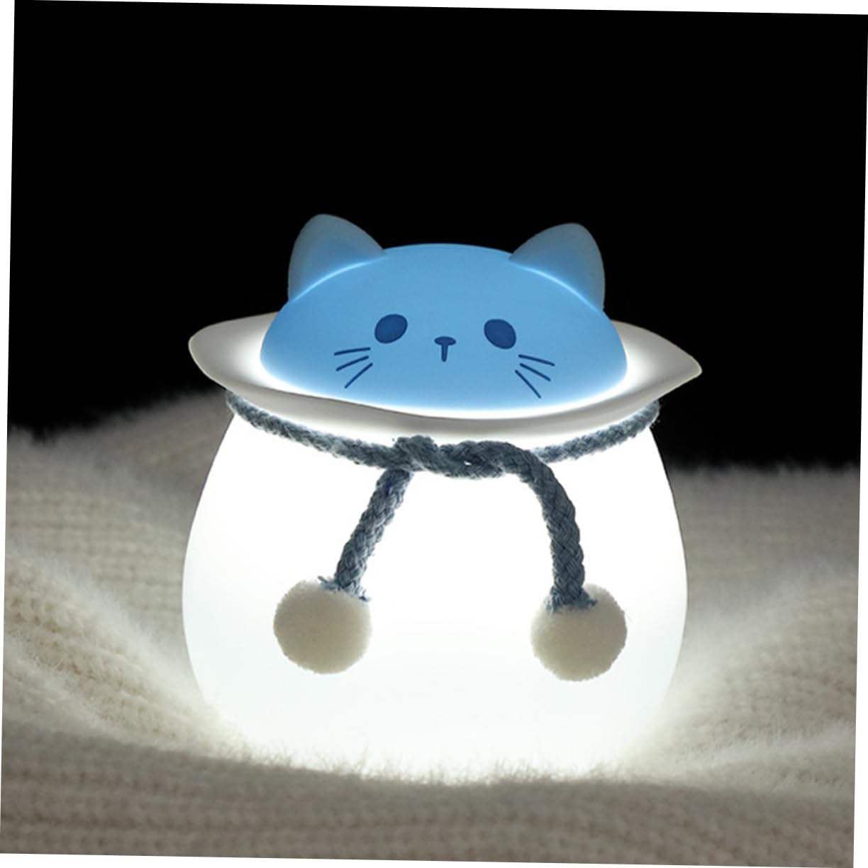 ABOOFAN Silicone Night Light for Kids - Soft Glow Bedside Lamp, Touch Control Dimmable Nightlight for Nursery, Bedroom, Hallway - Perfect for Nighttime Feeding, Reading & Bathroom Safety