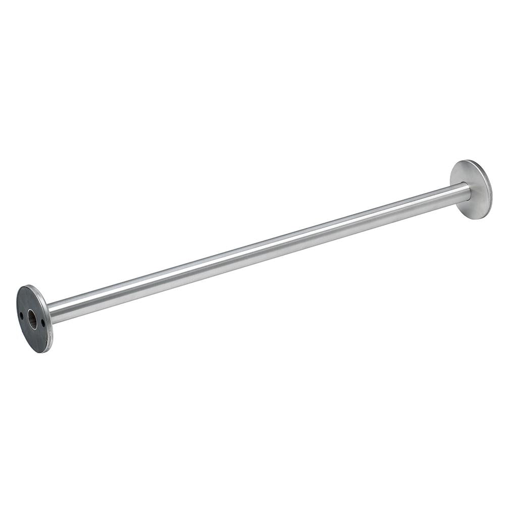 Bradley 9539 Concealed Mount Shower Curtain Rod - Satin Nickel Finish for Bathroom & Shower Enclosure