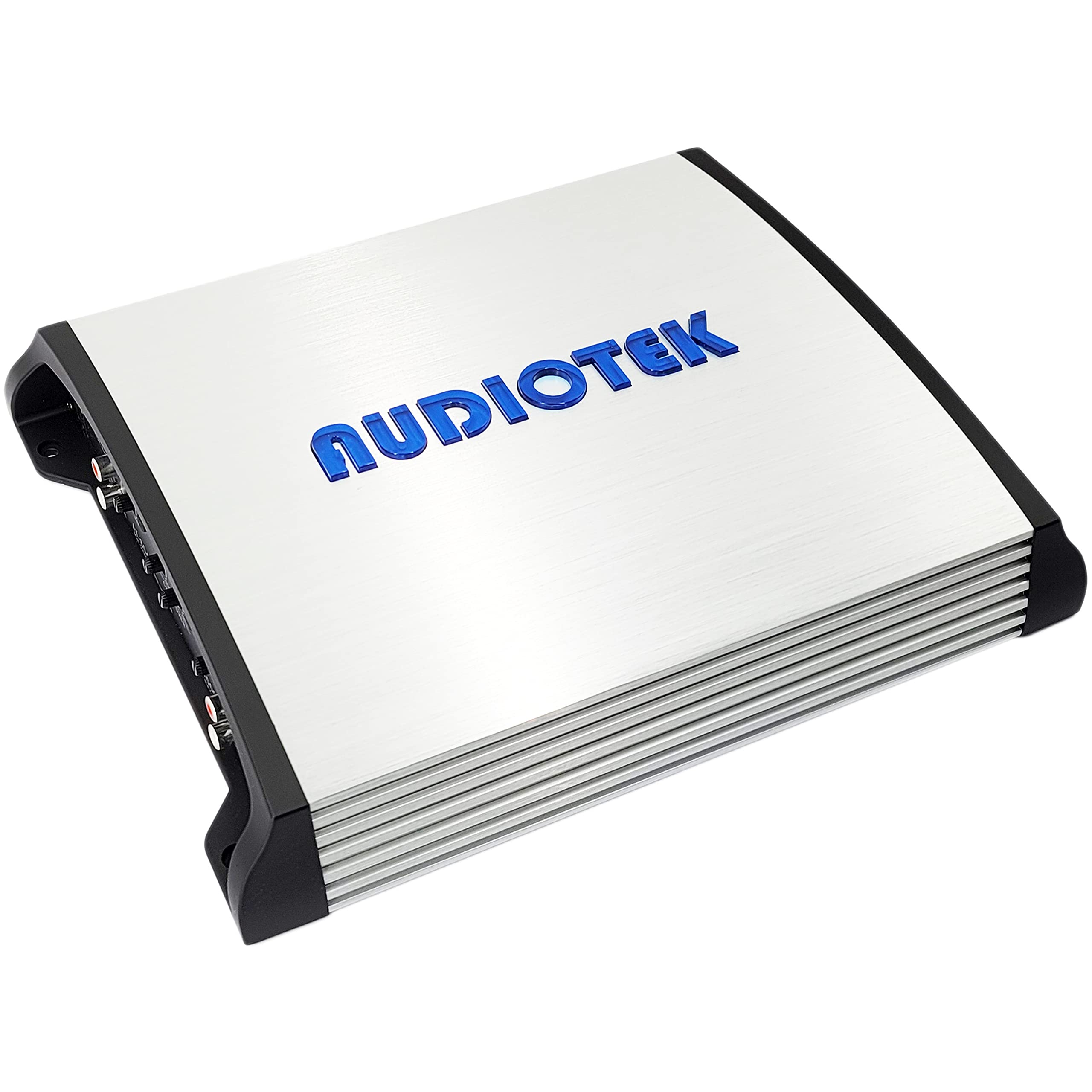 Audiotek AT804 4 Channel Car Amplifier 1000W - 2 Ohm Stable, Class AB, MOSFET Power Supply, LED Indicator, Full Range Stereo Audio for Car Speakers | Perfect for Car Audio Upgrades, Bass Boost & Sound System Enhancement