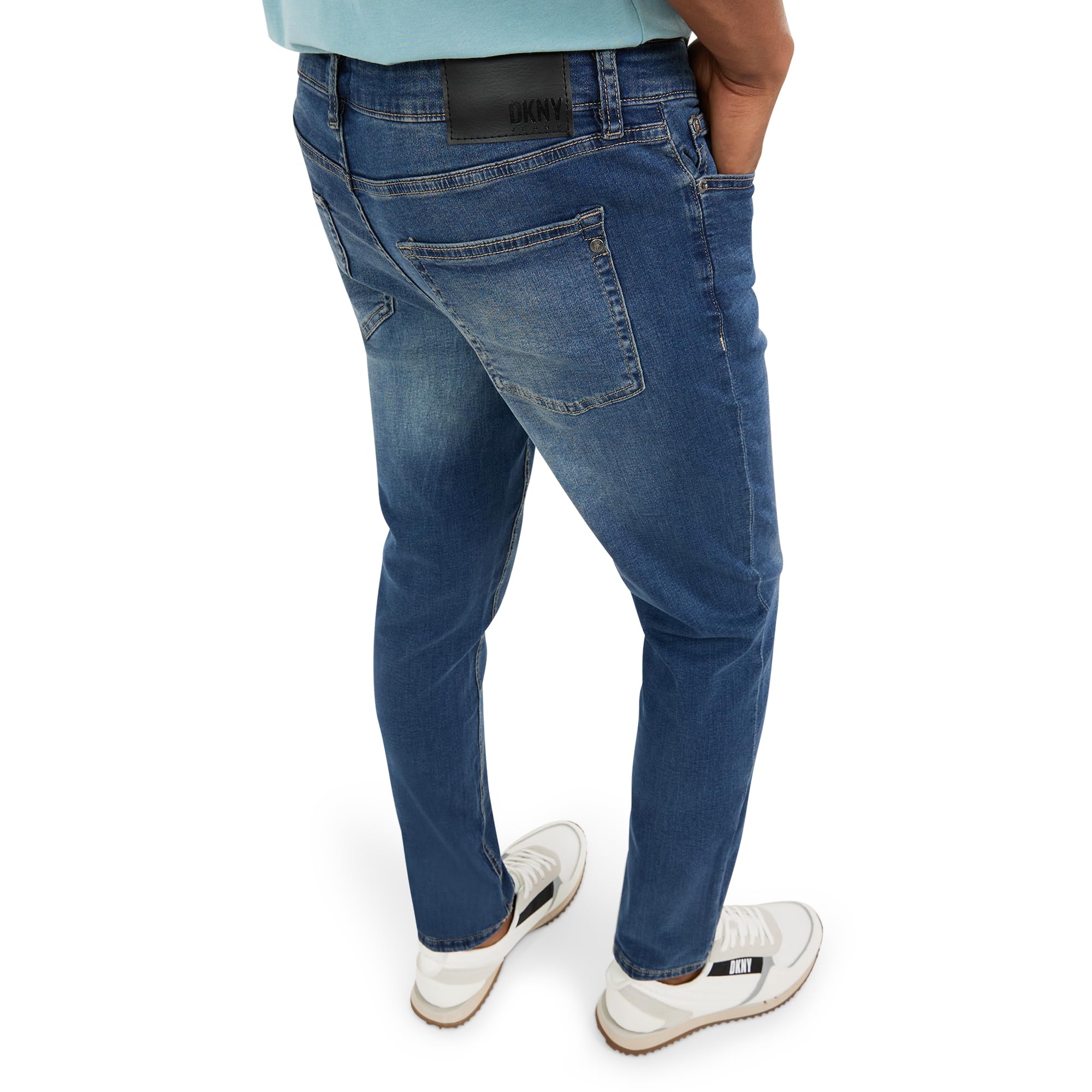 DKNY Jeans for Men - Premium Soft Slim Fit Stretch Denim Pants | Comfortable & Stylish for Casual Wear, Office & Night Out