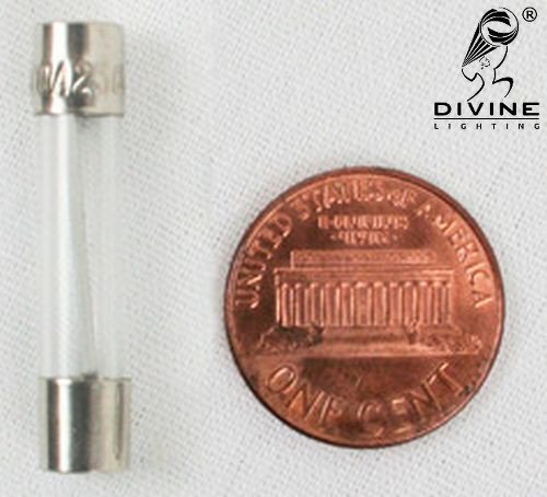 100-Pack MDA15A 15 Amp 250V Slow-Blow Ceramic Fuse - 1/4