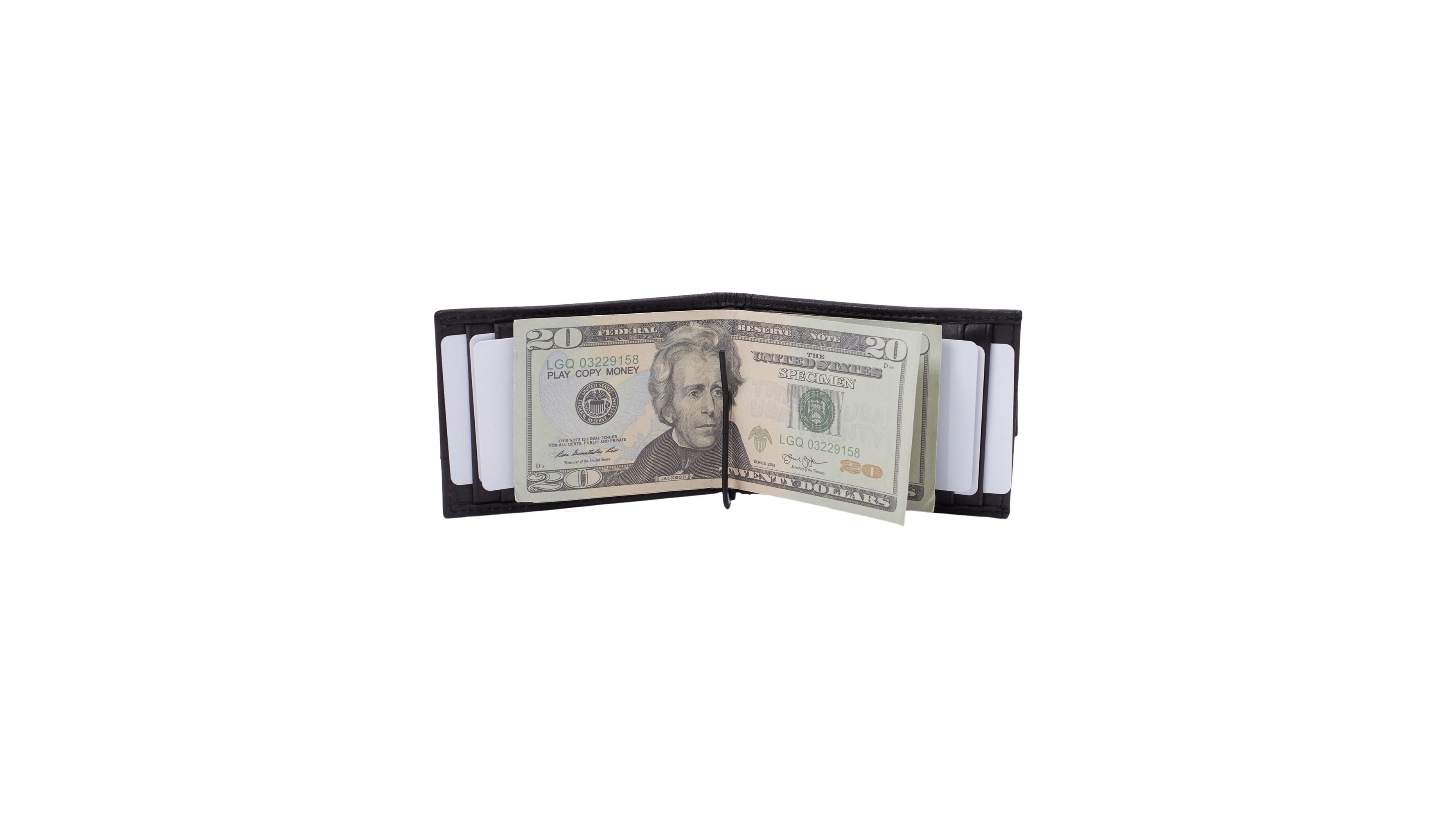 Staley RFID Blocking Wallet with Flick Bar - Slim Minimalist Front Pocket Wallet for Men - Perfect for Travel, Business & Everyday Carry