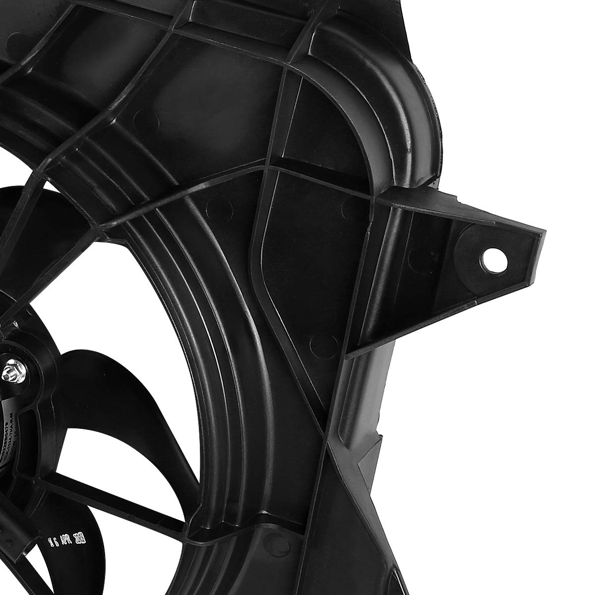 DNA Motoring OEM-RF-0075 High Performance Radiator Cooling Fan - Direct Replacement for 2005-2007 Dodge Caravan, Grand Caravan & Chrysler Town & Country - Improved Cooling Efficiency - Perfect for Summer Driving & Heavy Traffic Conditions