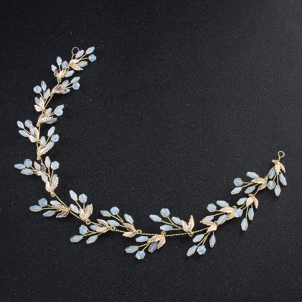 Handmade Bridal Hair Vine - Leaf Wedding Headpiece for Bride | Perfect for Outdoor & Boho Weddings