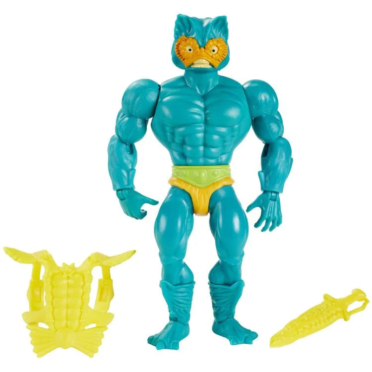 Masters of the Universe Origins Mer-Man Action Figure - Collectible He-Man Villain Toy for Fans & Collectors | Perfect for Display, Play, and Nostalgic Gift Giving