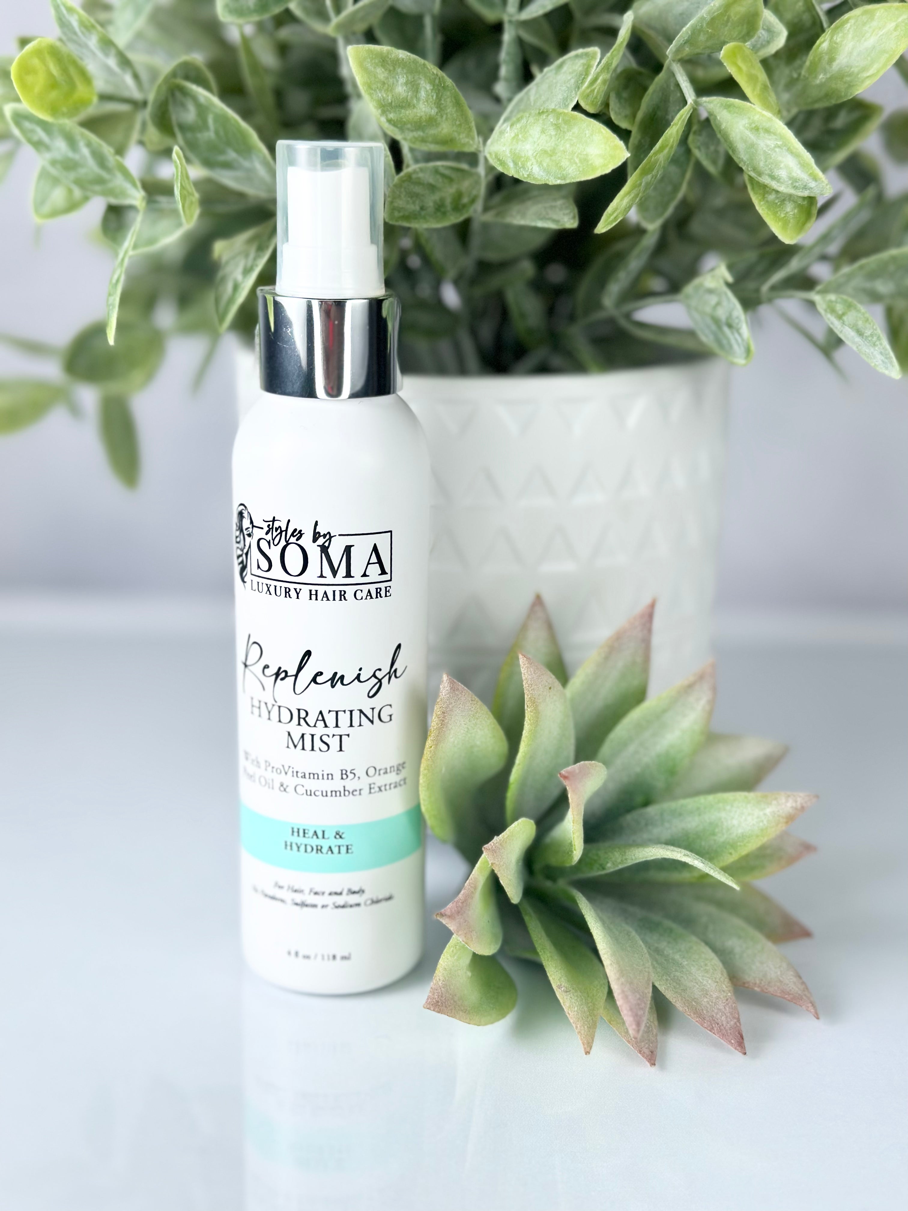 REPLENISH Hydrating Face Mist Spray - Soothing & Moisturizing for Dry Skin - Perfect for Travel, Gym & Daily Skincare Routine
